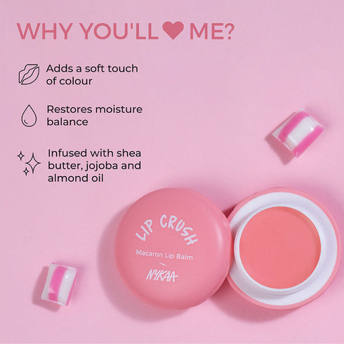 Nykaa Moisturising Macaron Lip Balm (8gm)